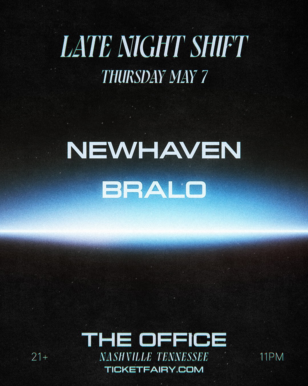 Late Night Shift event poster