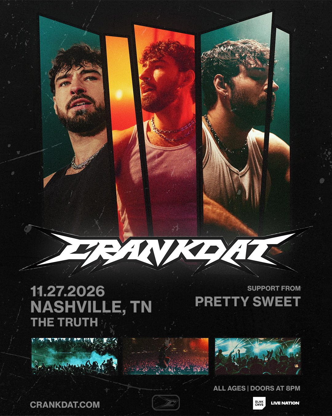CRANKDAT event poster