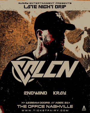 Late Night Drip: VLCN event poster