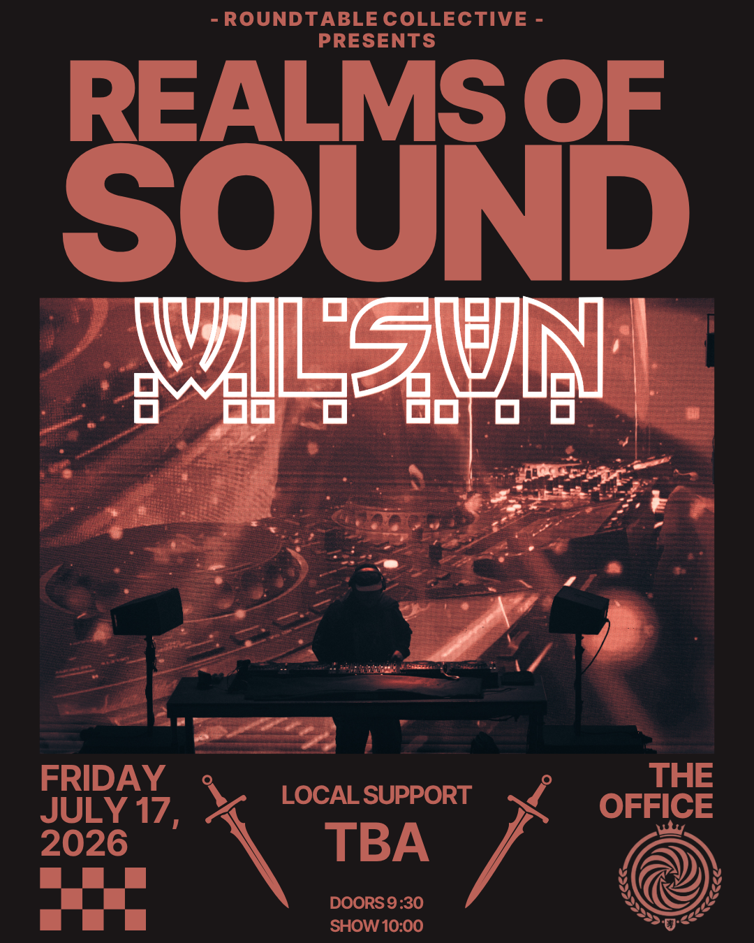 Realms of Sound ft. Wilsun event poster