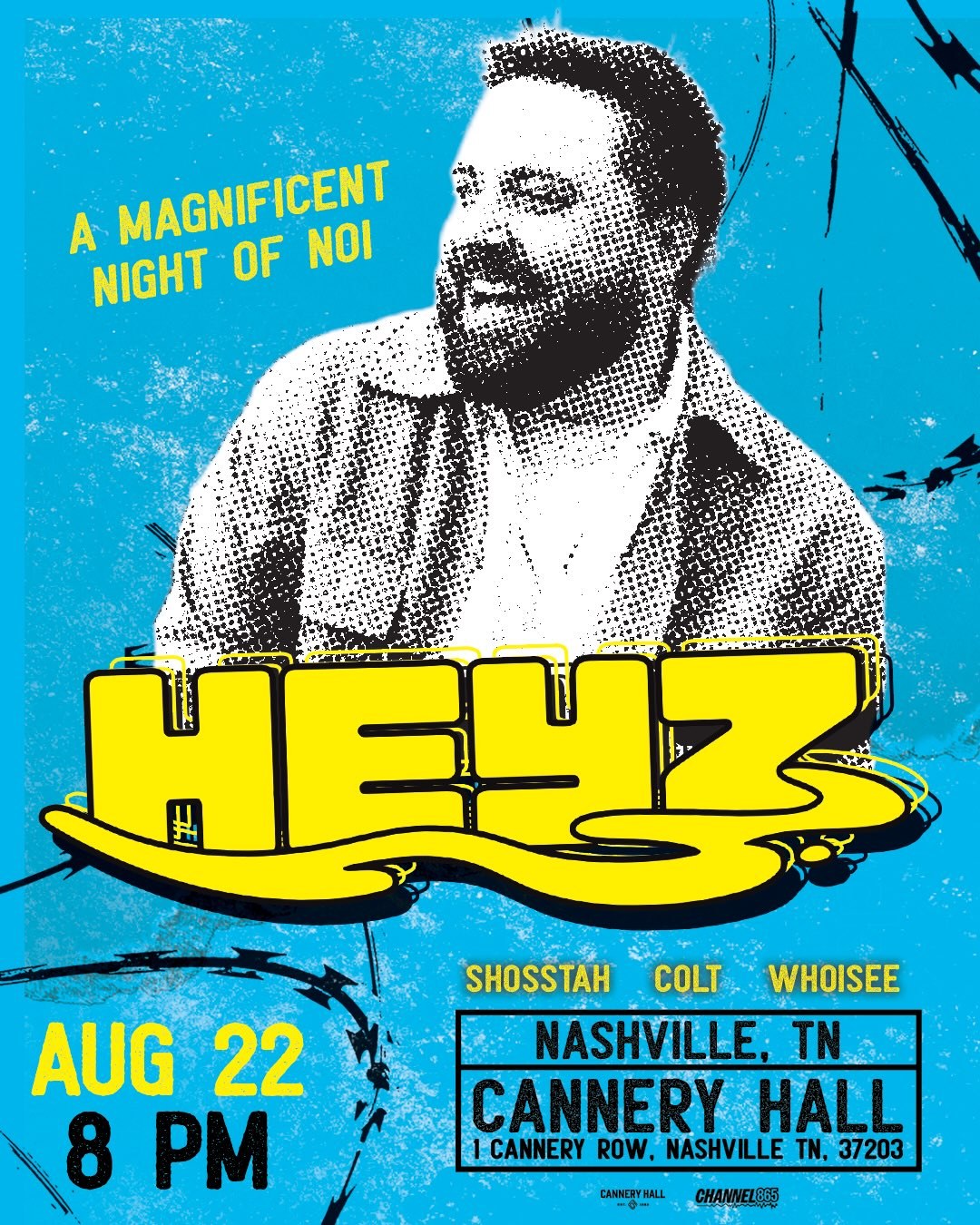 HEYZ event poster