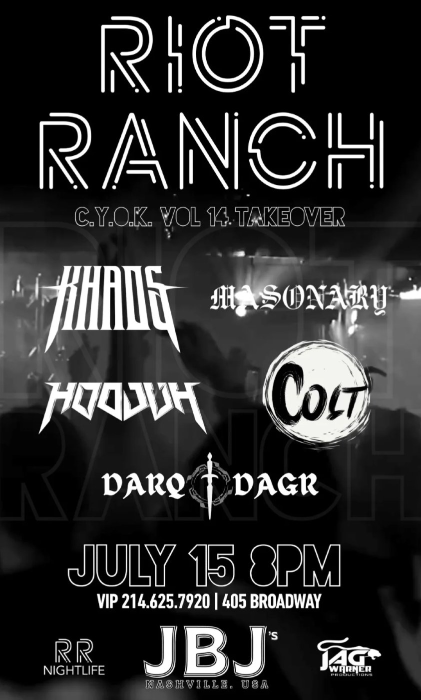 Riot Ranch event poster