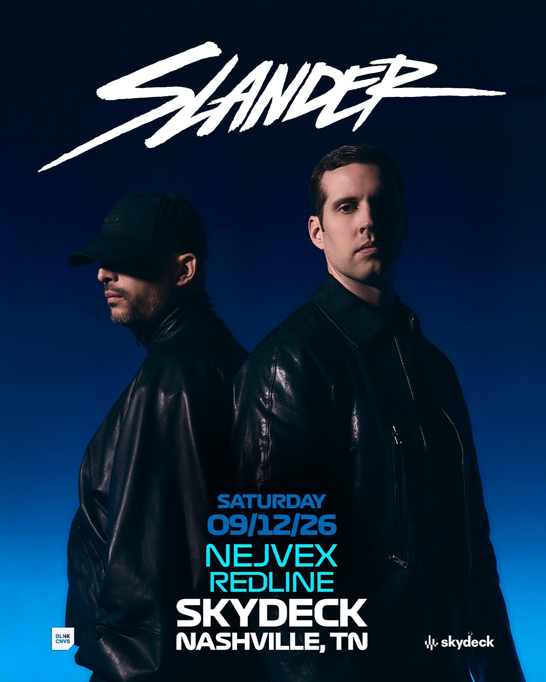Slander, Nejvex, Redline event poster