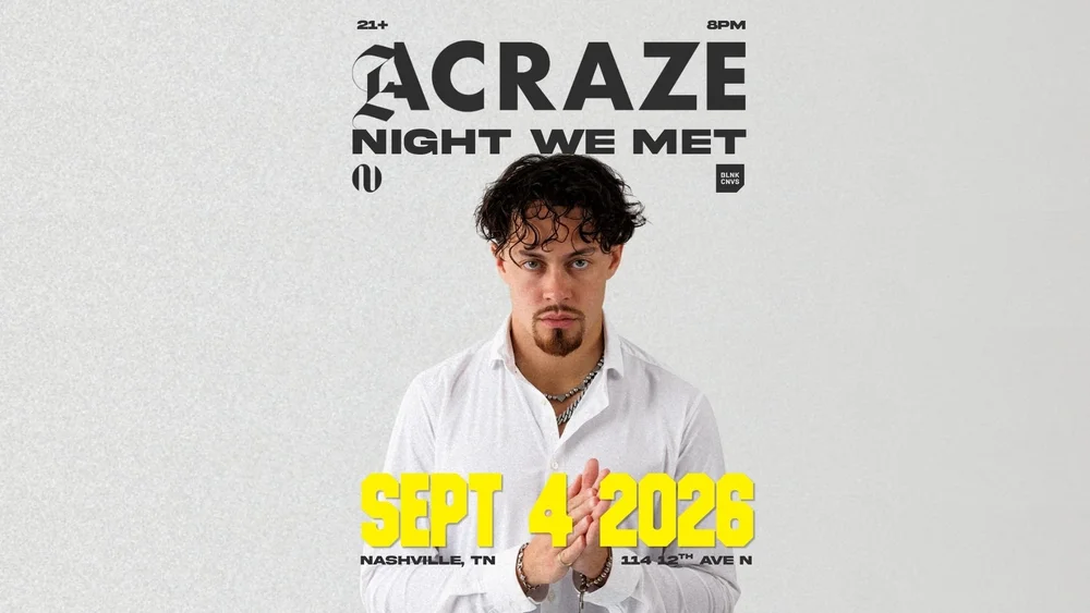 Acraze event poster