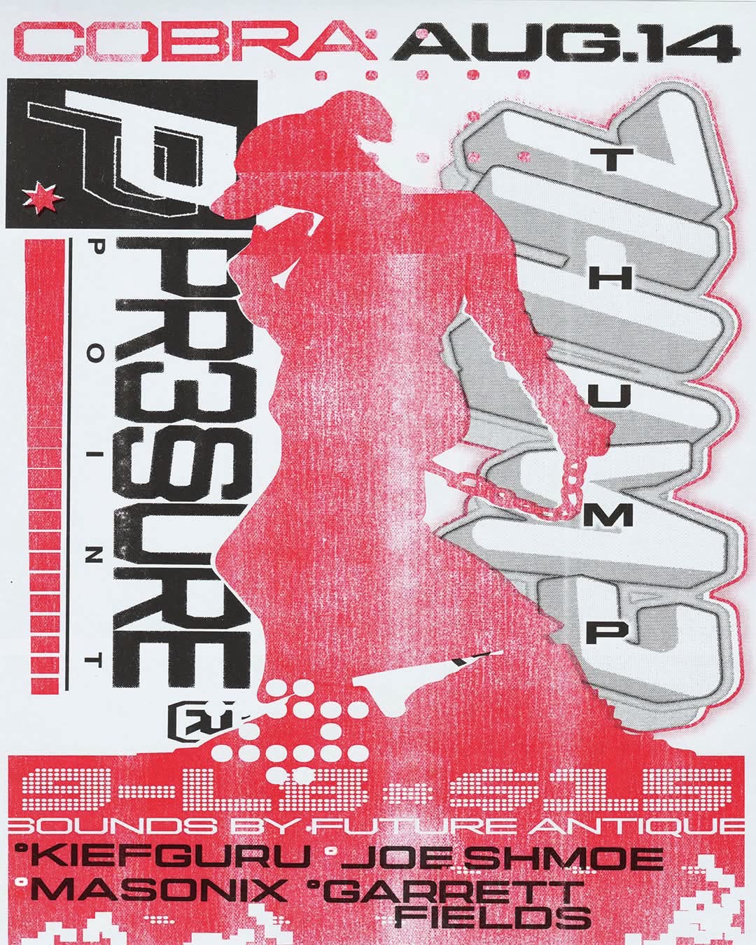 Pressure Point / Thump - Powered by Future Antique event poster