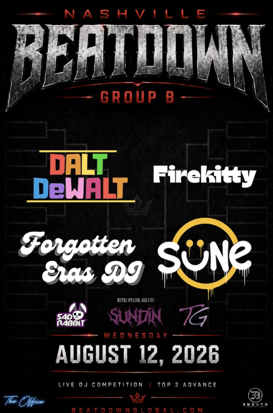 Nashville Beatdown event poster