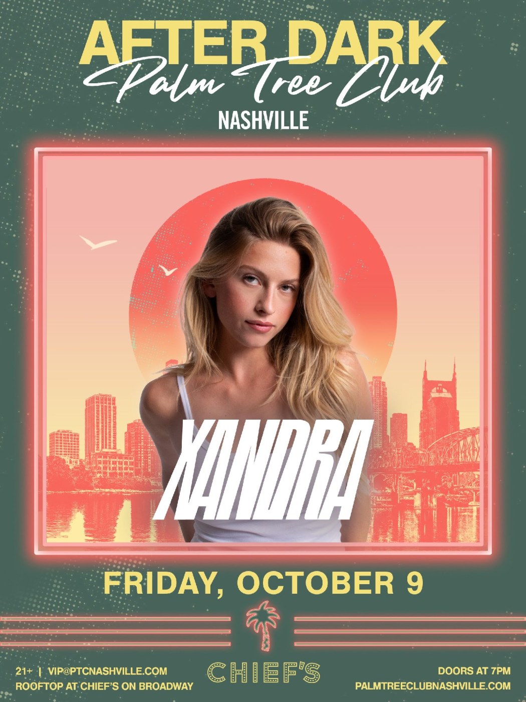 XANDRA event poster