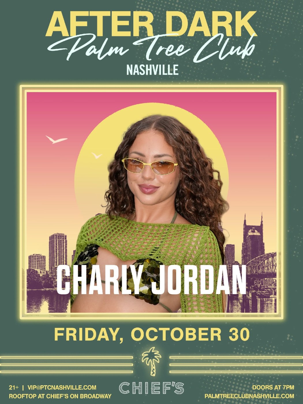 Charly Jordan event poster