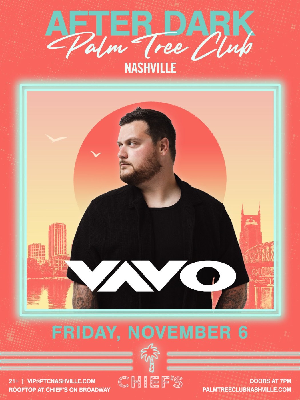 VAVO event poster