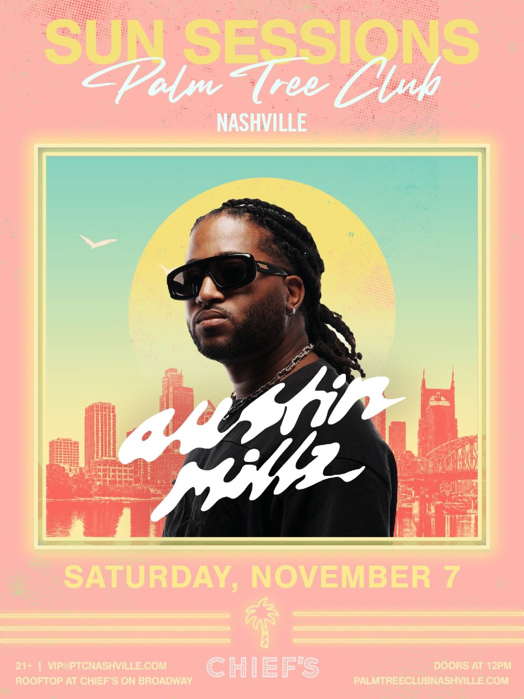 Austin Millz event poster