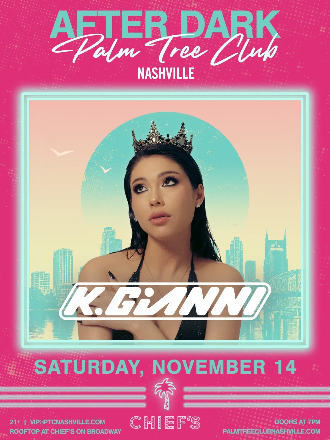 K. Gianni event poster