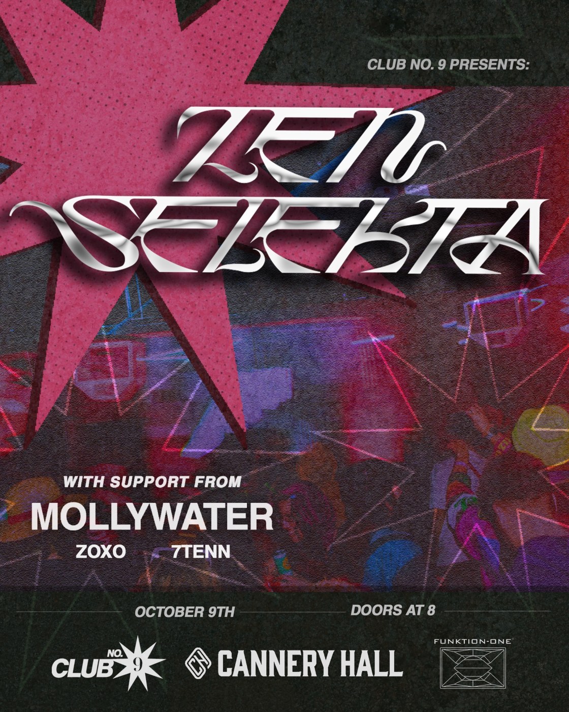 ZEN SELEKTA NASHVILLE event poster
