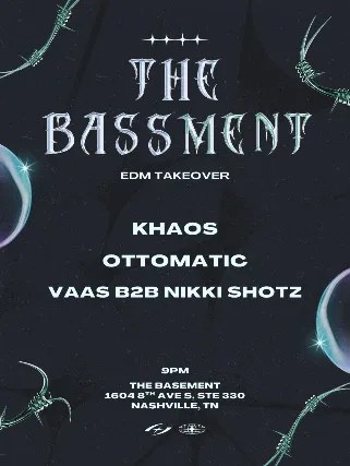 The Bassment event poster