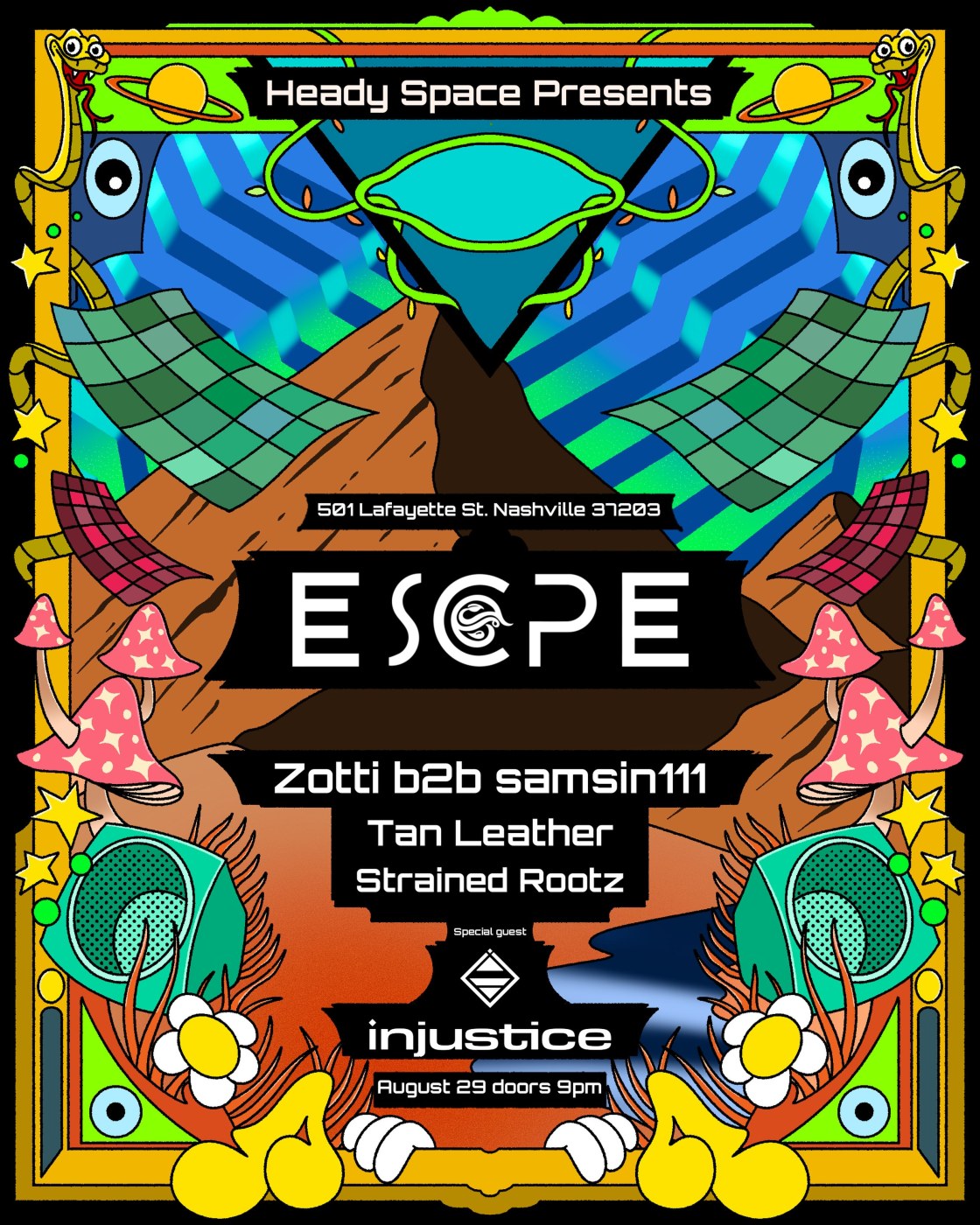 ESCPE event poster