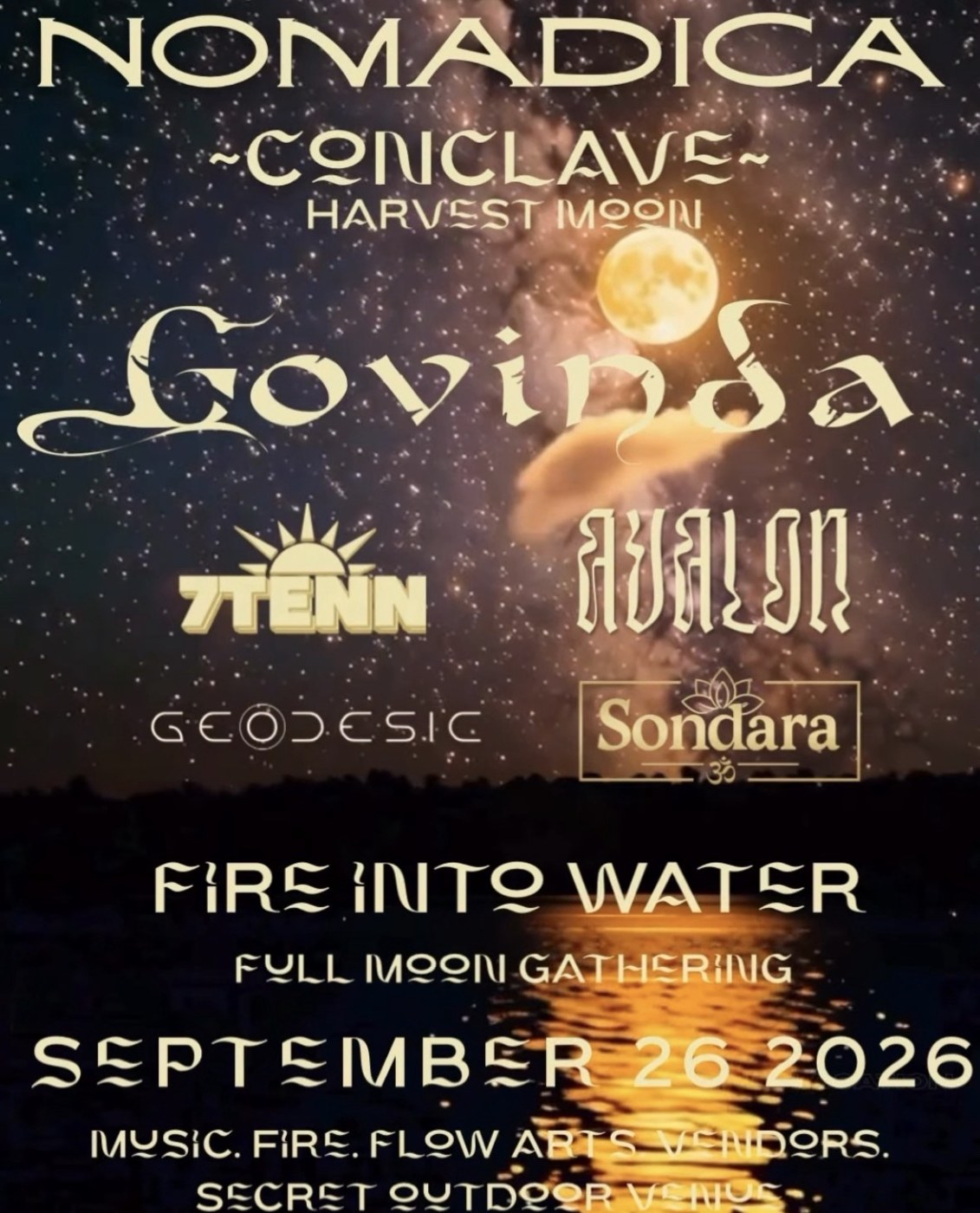 Govinda Full Moon Conclave By Nomadica event poster