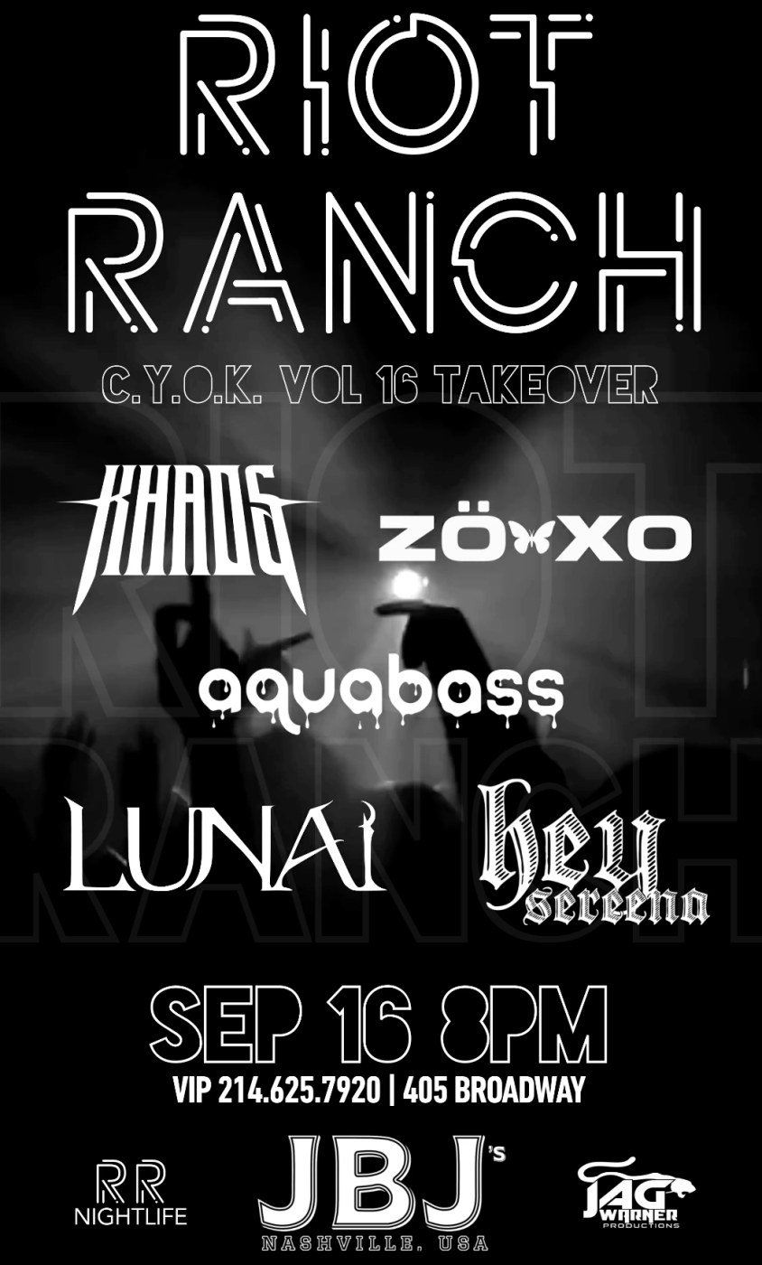 RIOT RANCH C.Y.O.K. TAKEOVER @ JBJ'S