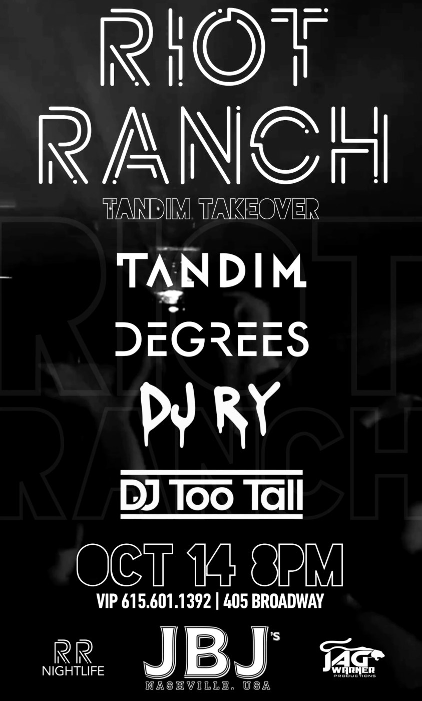 RIOT RANCH TANDIM TAKEOVER
