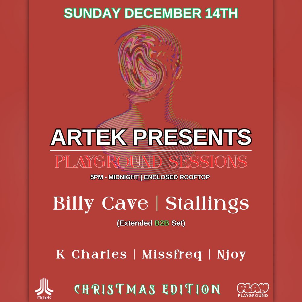Playground Sessions - Christmas Edition - House & Techno event poster