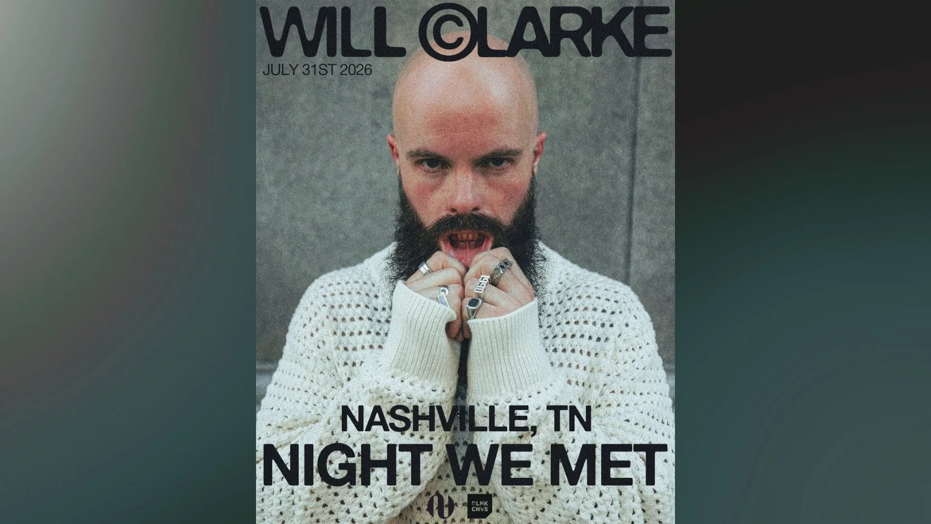 WILL CLARKE event poster