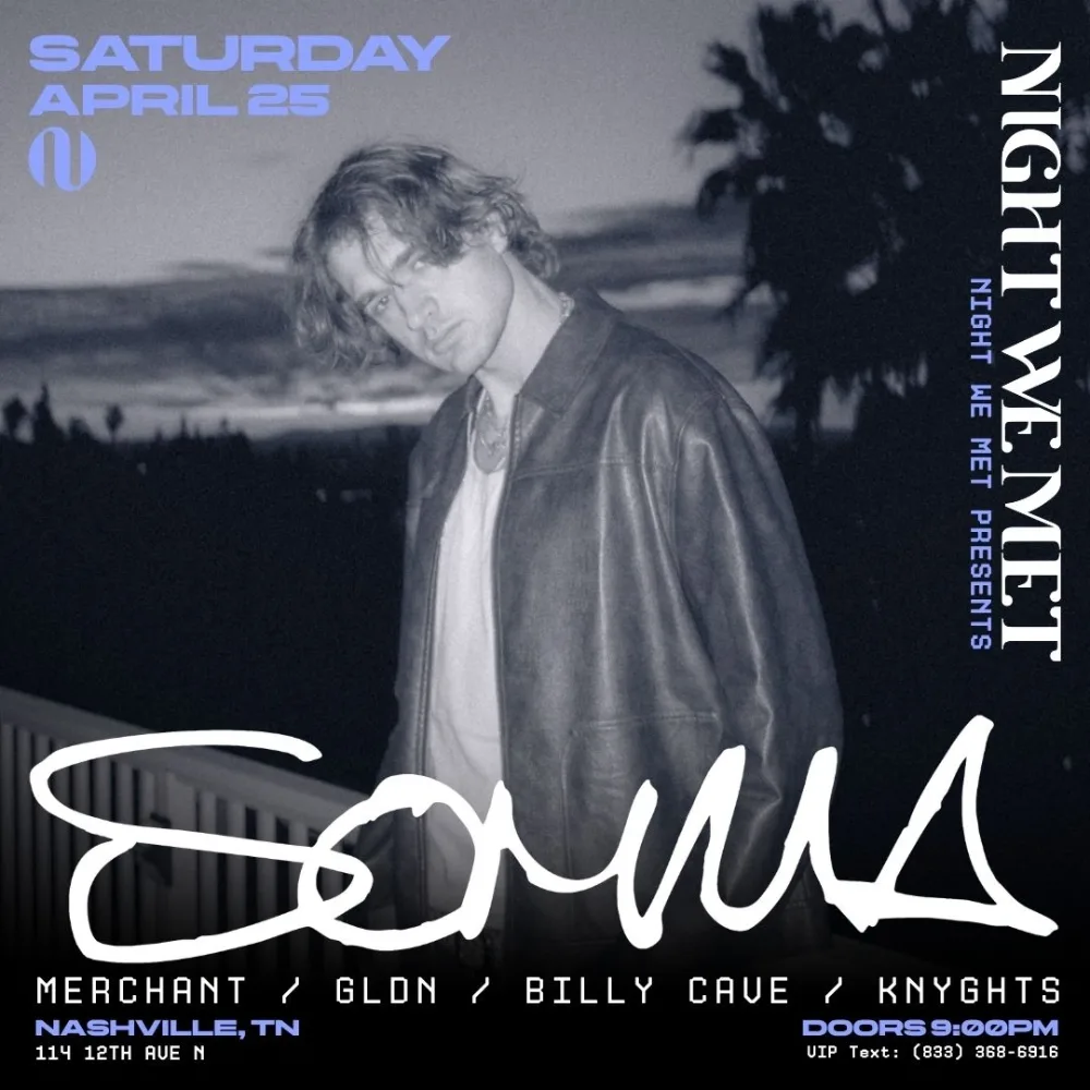 Somma, Merchant, GLDN +2 more event poster