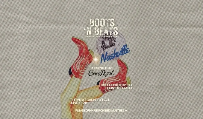 Boots 'N Beats event poster