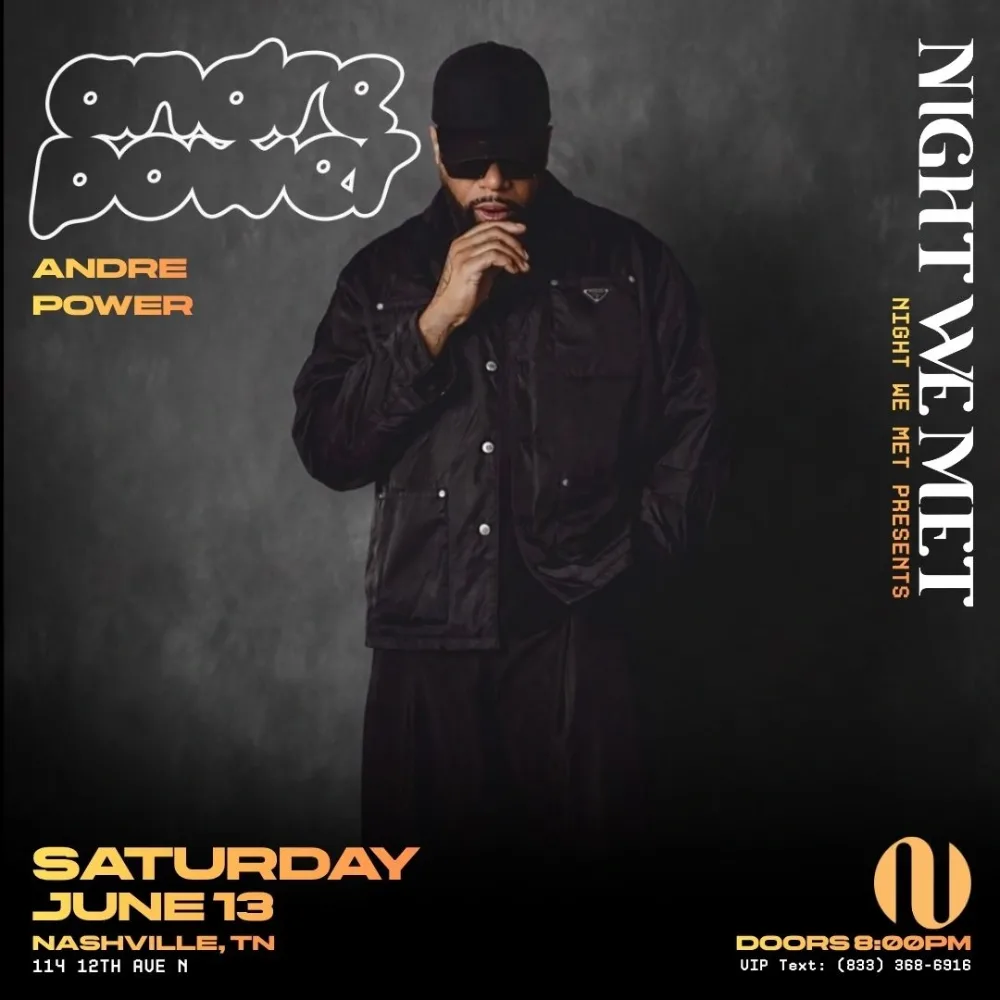 Andre Power event poster