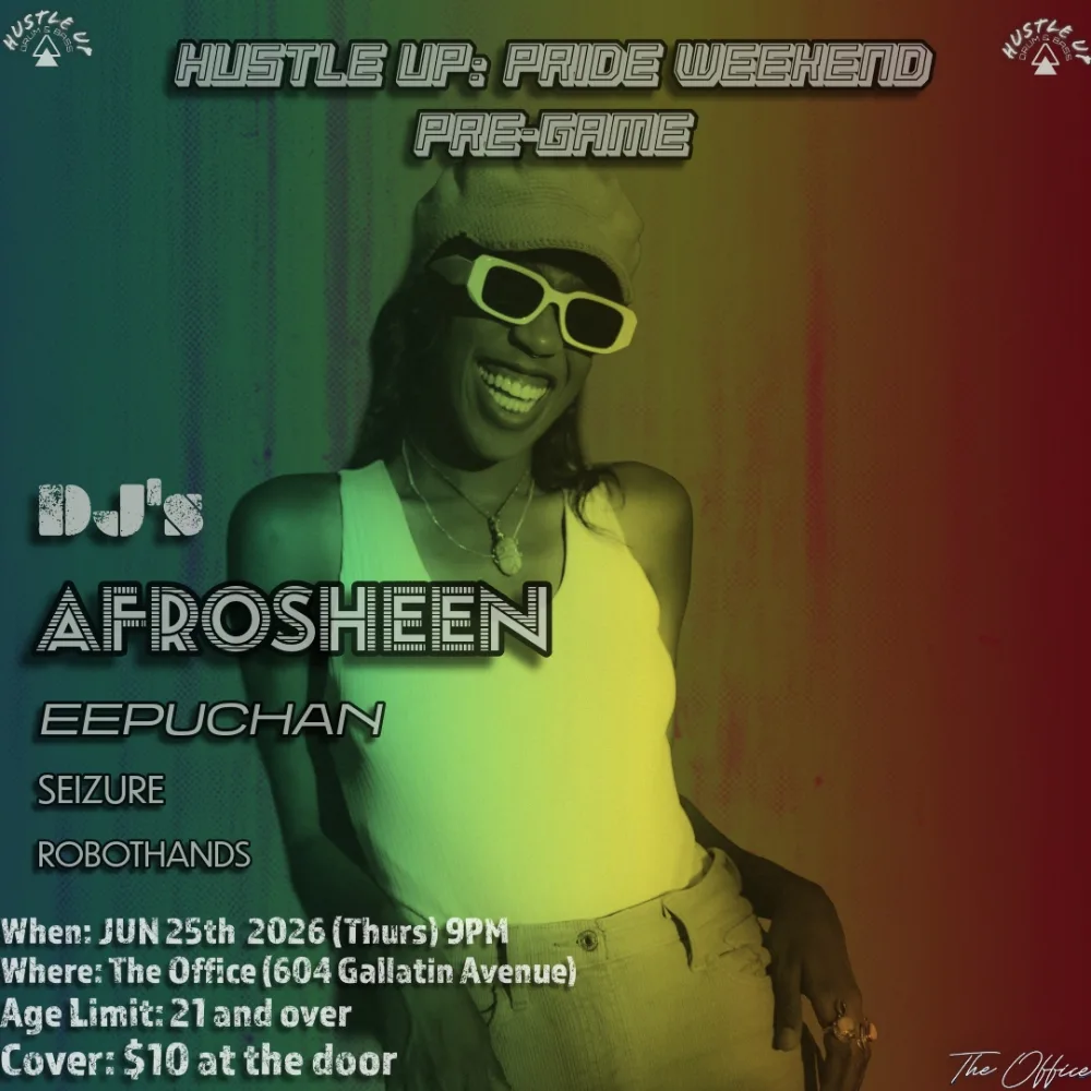 Hustle Up DnB - Pride Weekend Pregame event poster