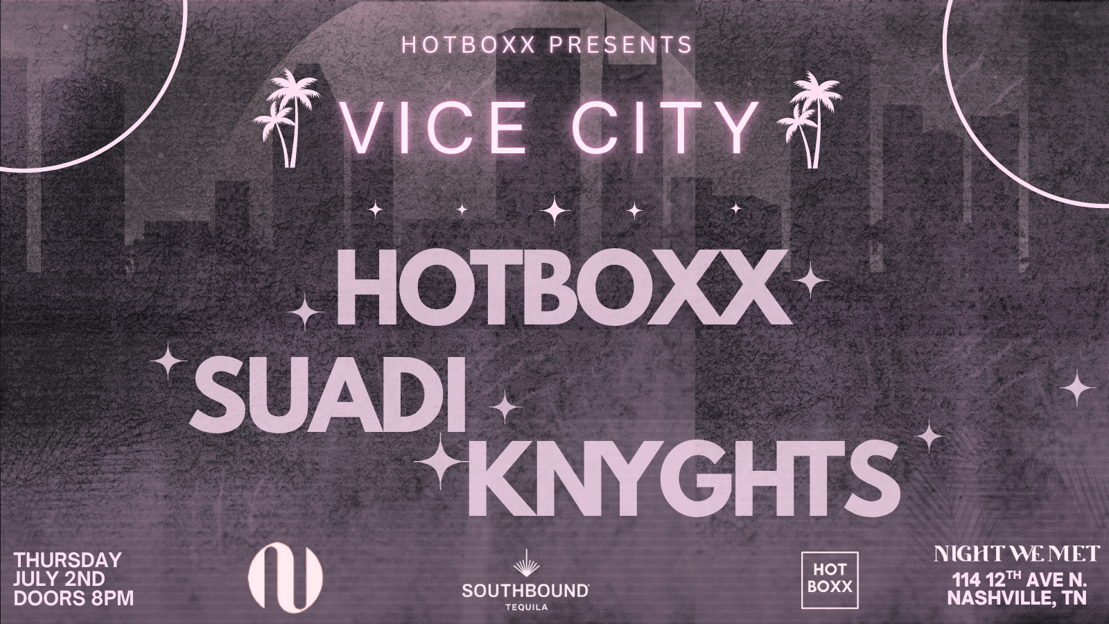 Vice City event poster