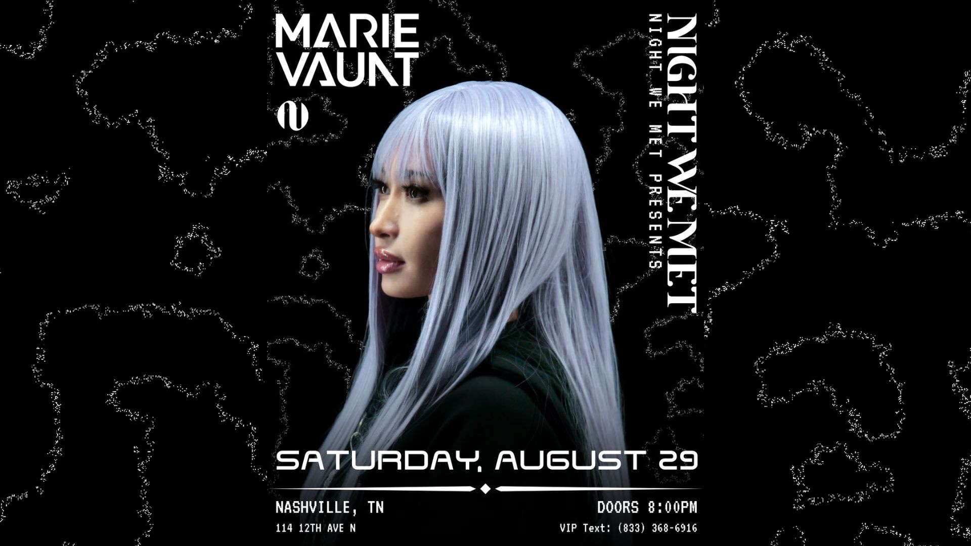 Marie Vaunt event poster