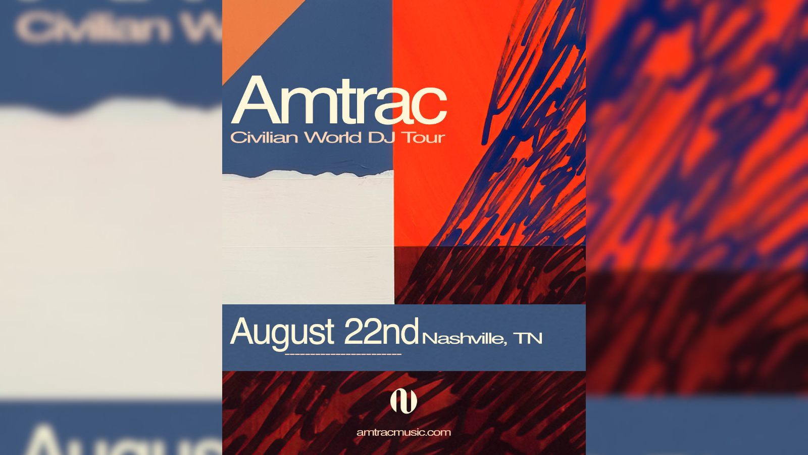 Amtrac event poster
