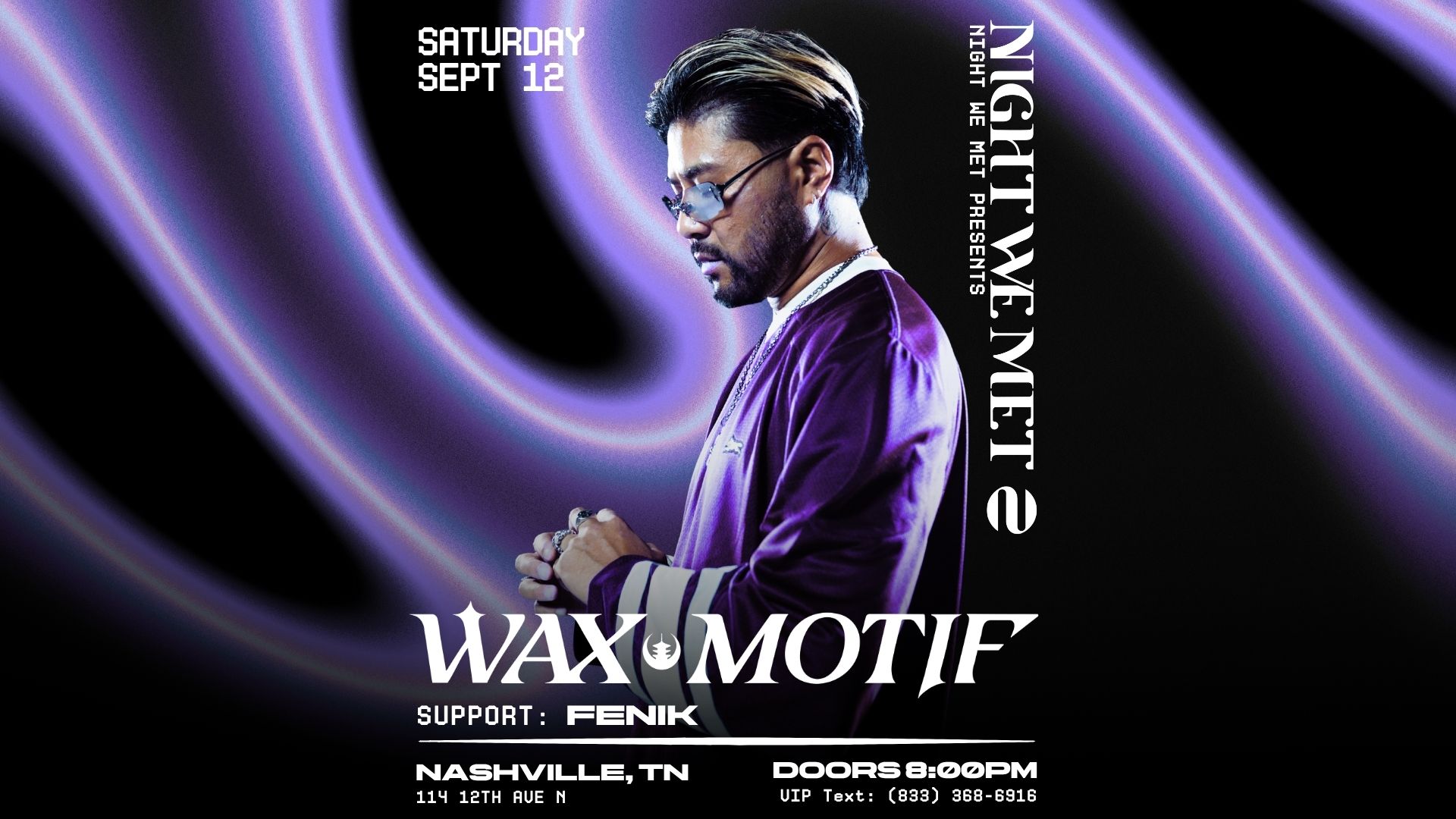 Wax Motif event poster