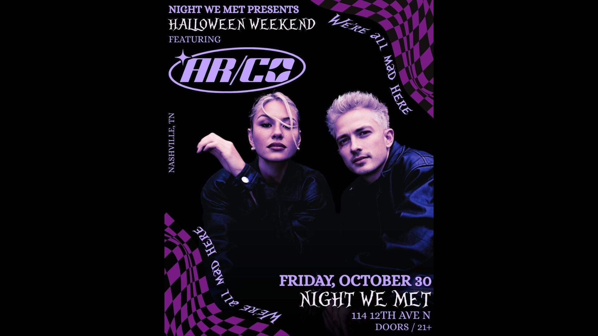 Ar/Co event poster