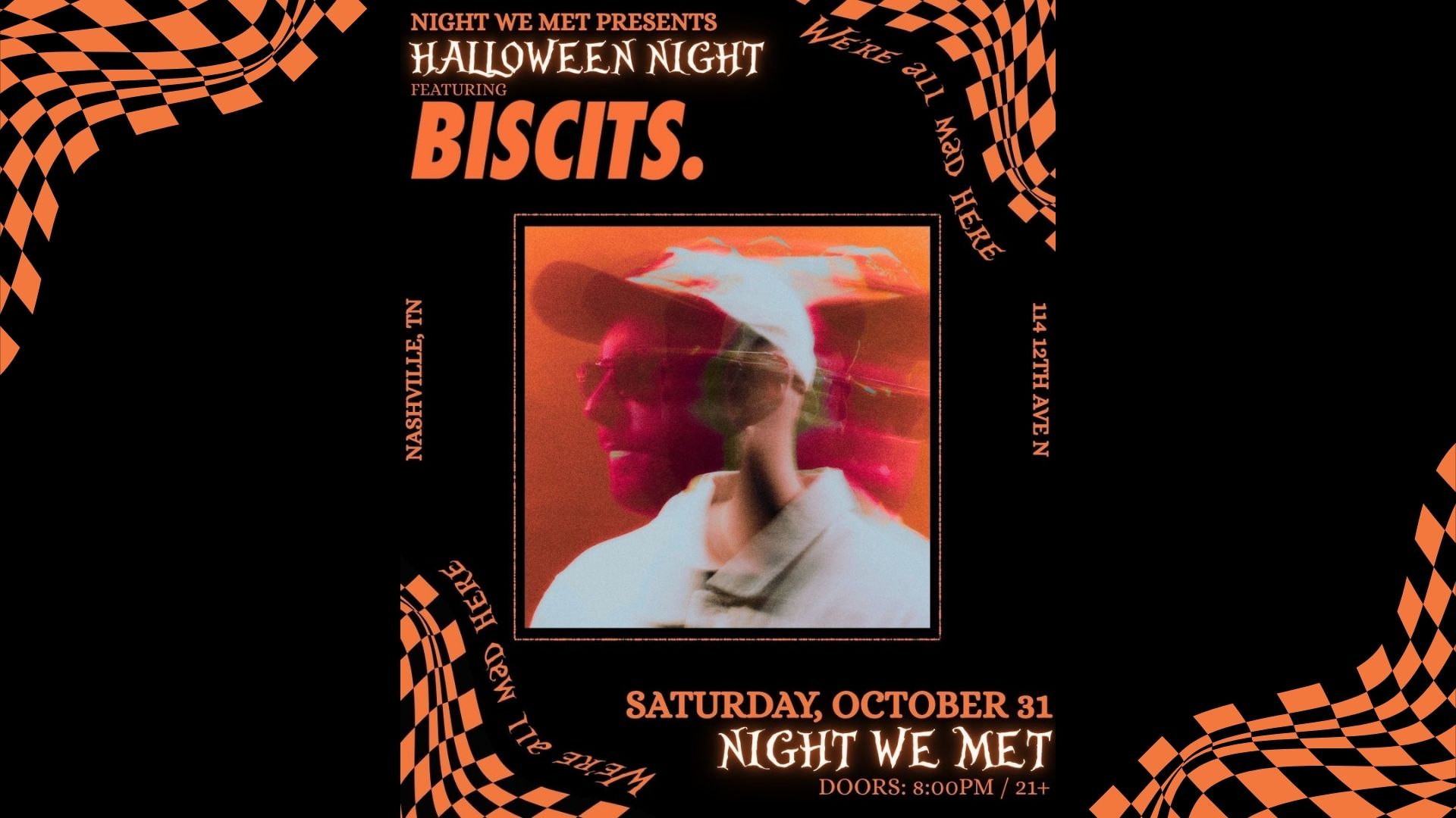 Biscits event poster